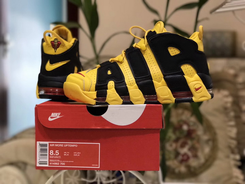 Authentic Nike Air More Uptempo Yellow